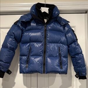 Kids Unisex SAM Blue Puffer Jacket